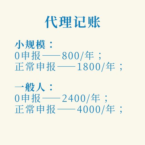 代理记账服务